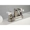 Kingston Brass KB5616PX Restoration 4" Centerset Bathroom Faucet, Polished Nickel KB5616PX - alternate 4